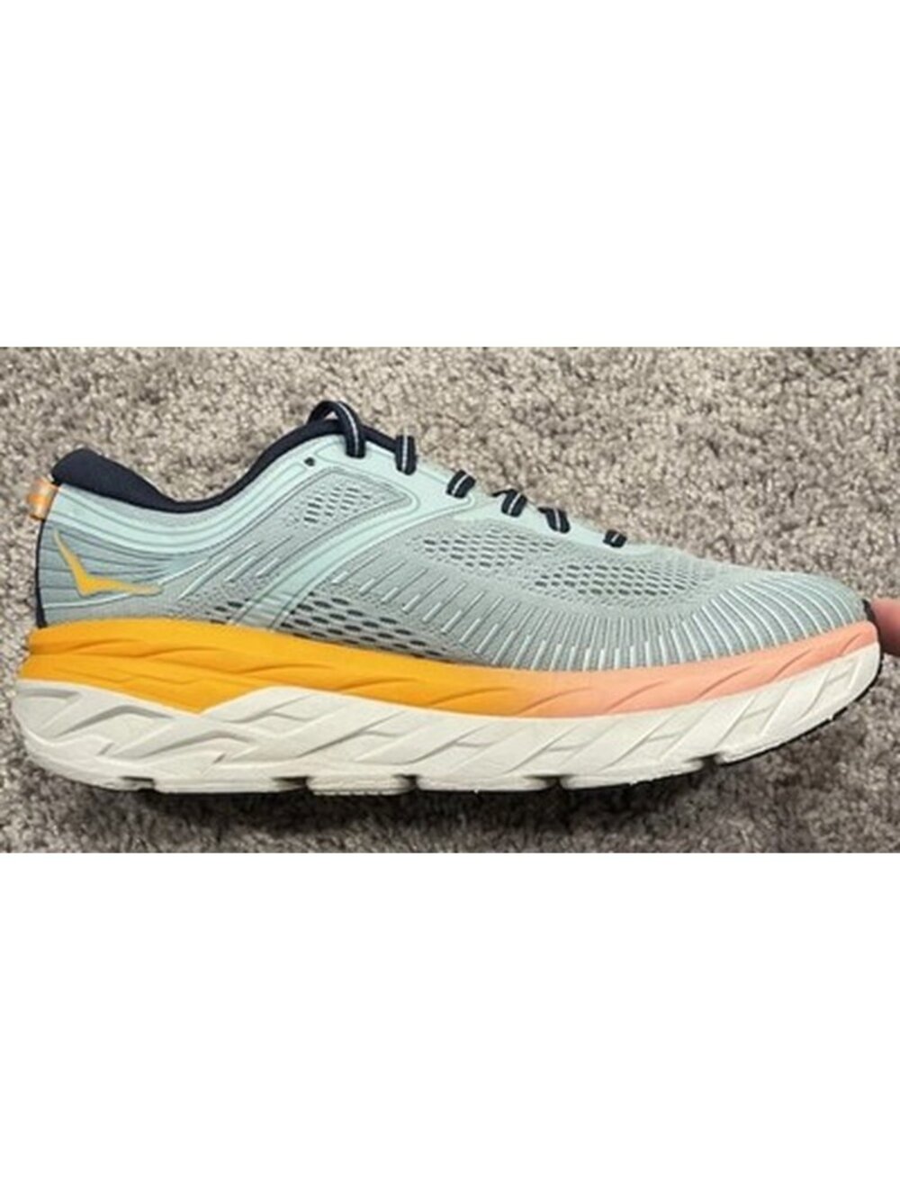 Hoka Sneakers W BONDI 7 One One Running Shoes Blue Haze Size 7.5